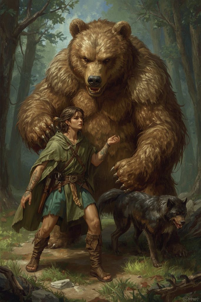 Masters of the Wilderness: 10 AI Images of Rangers in Dungeons ...