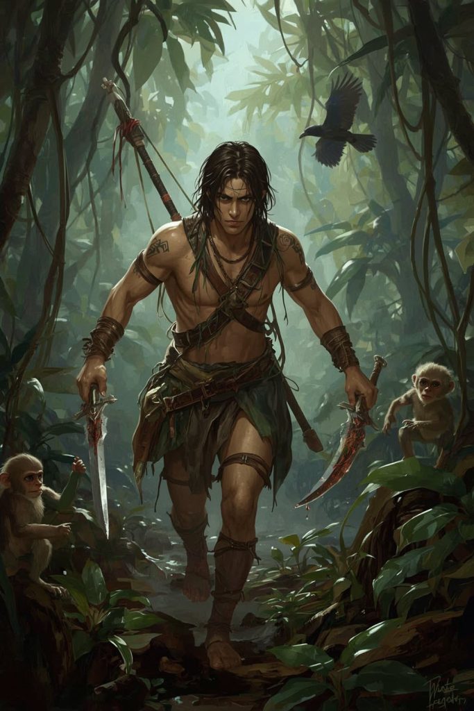 Masters of the Wilderness: 10 AI Images of Rangers in Dungeons ...